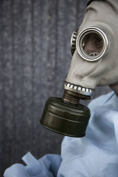 istock Nurse Covid gas mask 1257839083
