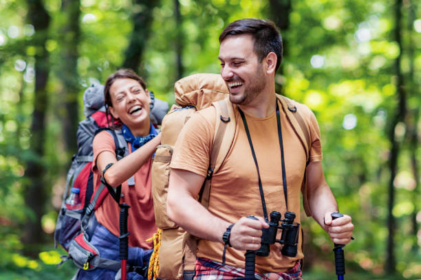 istock Couple enjoying in nature 1257844226