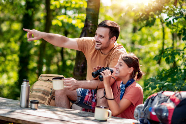 istock Couple enjoying in nature 1257844312
