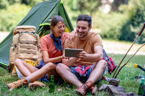 istock Couple enjoying in nature 1257844445