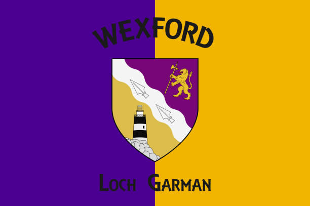 ภาพประกอบสต็อกที่เกี่ยวกับ “ธงชาติเคาน์ตี wexford ในไอร์แลนด์ - county wexford”