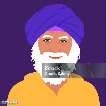142 Cartoon Of Sikh Turban Illustrations & Clip Art - iStock