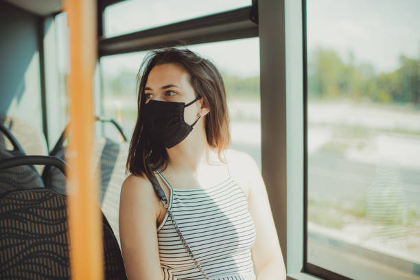 istock Lost in thoughts in public transport 1257859516