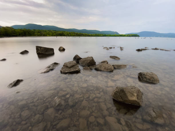 istock Rocky coast and mountains 1257861738