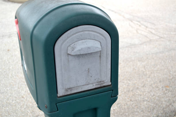 istock A Green and White Mailbox Closeup View 1257874298