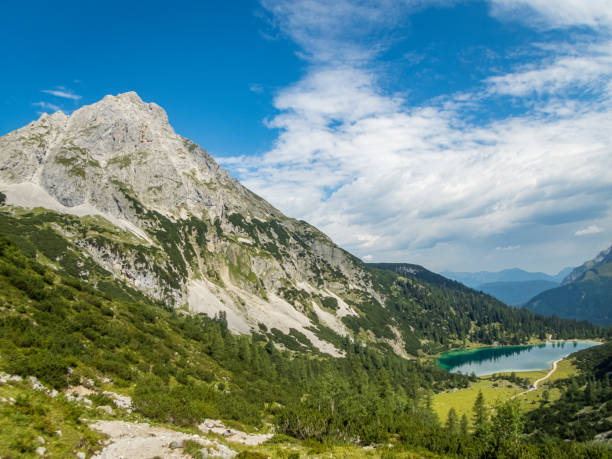 istock Seebensee and Drachensee near Ehrwald in Tyrol 1257875543