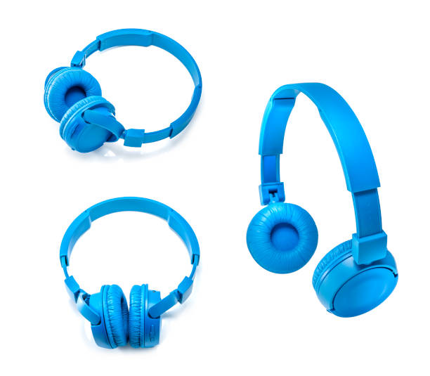 headphones on a white background