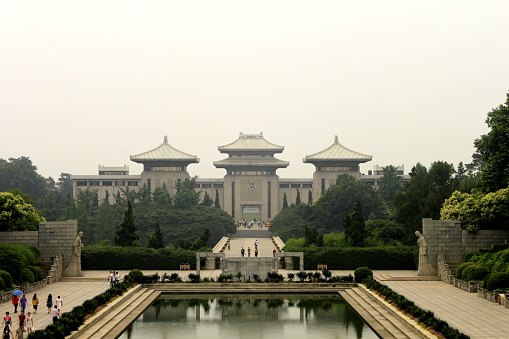 Scenery of Tengwang Pavilion in Nanchang City