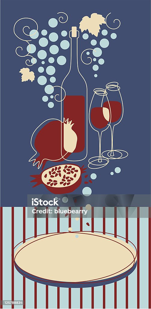 Красное вино баннер - Векторная графика Вино роялти-фри