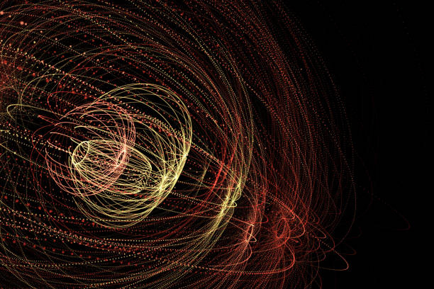 istock Detailed conceptual rendering for technology, science, mathematics, and global communication themes. Also useful for virtual reality, artifical intelligence, etc. Stock photo background. 1257889359