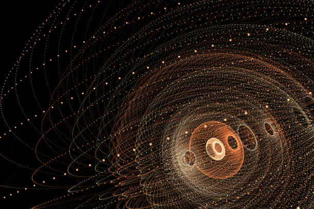 Detailed conceptual rendering for technology, science, mathematics, and global communication themes. Also useful for virtual reality, artifical intelligence, etc. Stock photo background.