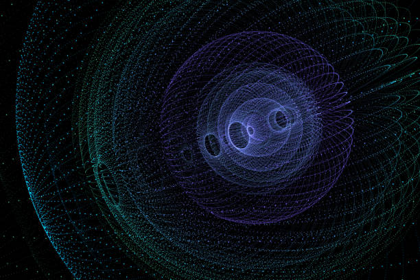 Detailed conceptual rendering for technology, science, mathematics, and global communication themes. Also useful for virtual reality, artifical intelligence, etc. Stock photo background.