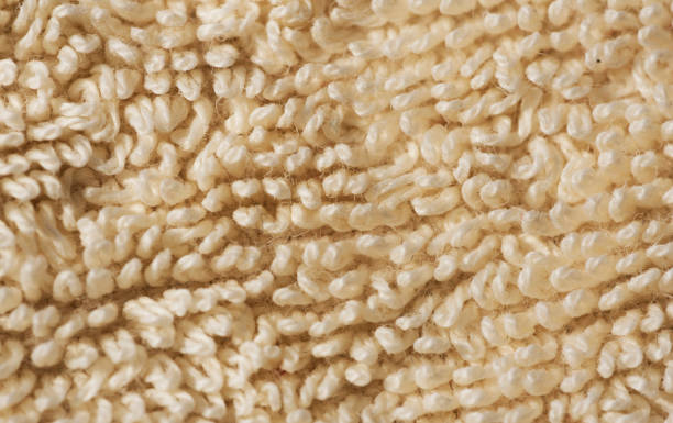 istock Background. Texture cotton bath towel macro close-up 1257897057