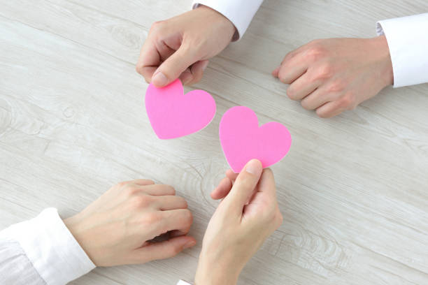 Good relationship between man and woman concepts