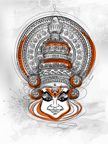 Kathakali Illustrations, Royalty-Free Vector Graphics & Clip Art - iStock