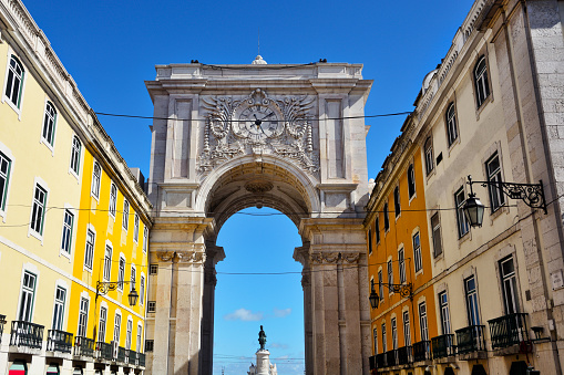 The Rua Augusta Arch is a triumphal arch in Lisbon, Portugal