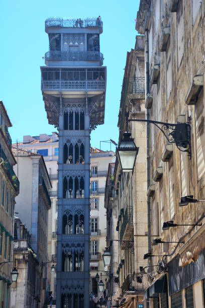 istock Santa Justa Lift, Lisbo 1257911449
