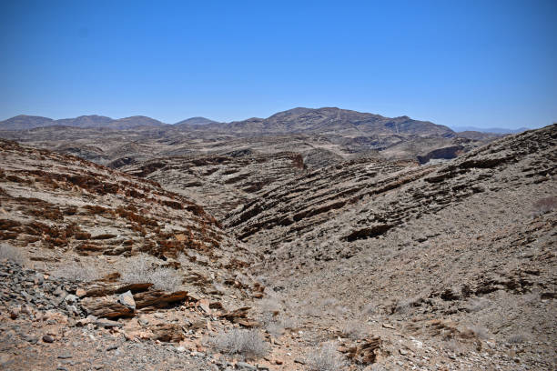 The rocky landscape of Namibia