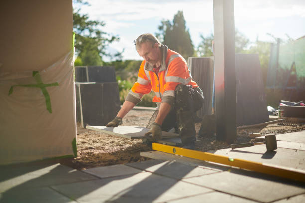istock laying a patio in slate 1257917426