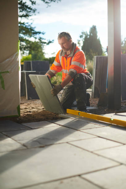 istock laying a patio in slate 1257917442