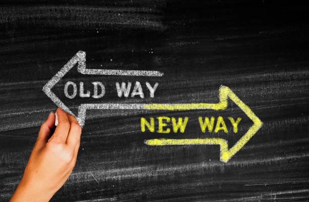 istock Old Way or New Way 1257923753