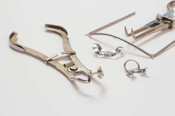 istock Metal dental instruments for teeth dental care 1257924951