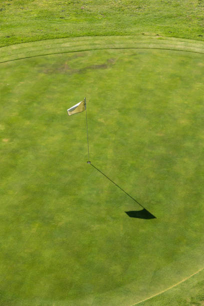 istock Aerial view of a golf course 1257930856