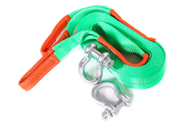 istock Kinetic snatch rope with two shackles 1257934858