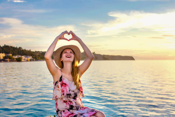 istock Woman at the Beach 1257943779