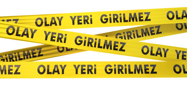 istock Crime Scene no entry Tape 1257947205