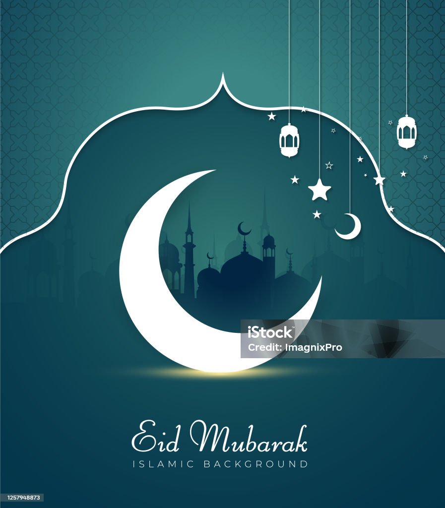 Hình Minh Họa Vector Của Eid Mubarak Cho Lễ Hội Cộng Đồng Hồi Giáo ...