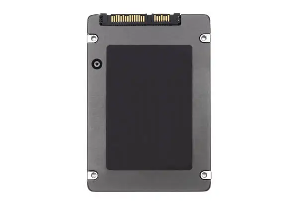 SSD. Solid State Drive isolated on white bacground.