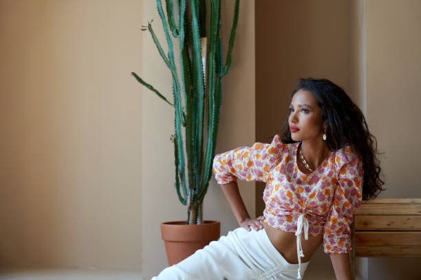istock Portrait of a female model. 1257954664