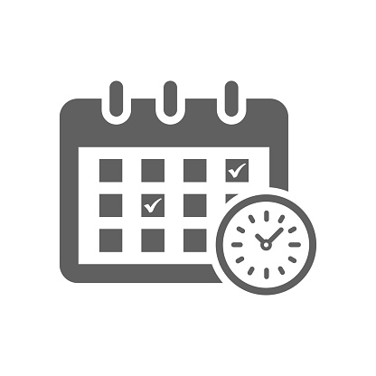Schedule icon. Perfect for use in designing and developing websites, printed files and presentations, Promotional Materials or any type of design projects.
