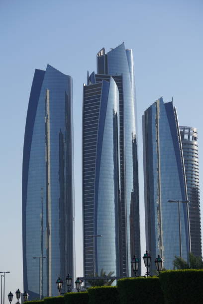 istock Scenic view on Abu Dhabi skyscrapers 1257955430