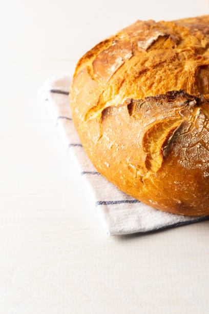 istock Loaf of homemade bread 1257957013