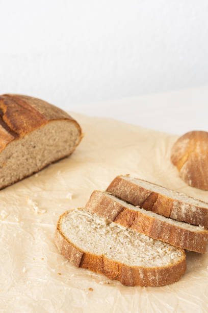 istock Loaf of homemade bread 1257957066