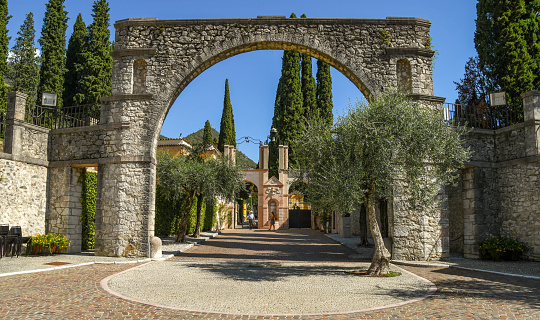 Cloister of the Royal Monastery of San Zoilo in Carrion de los Condes, province of Palencia