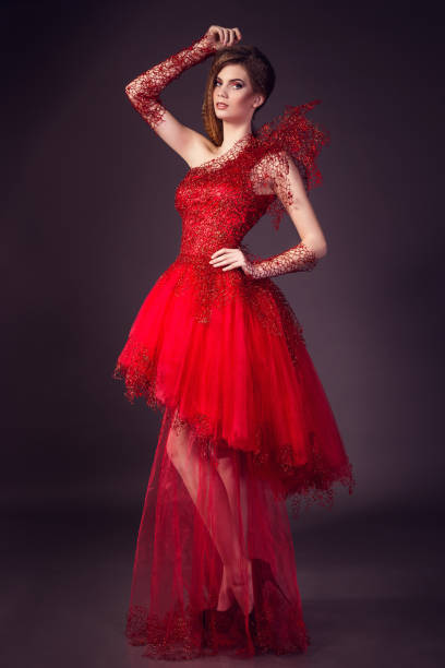 istock beautiful young woman posing in studio 1257964045
