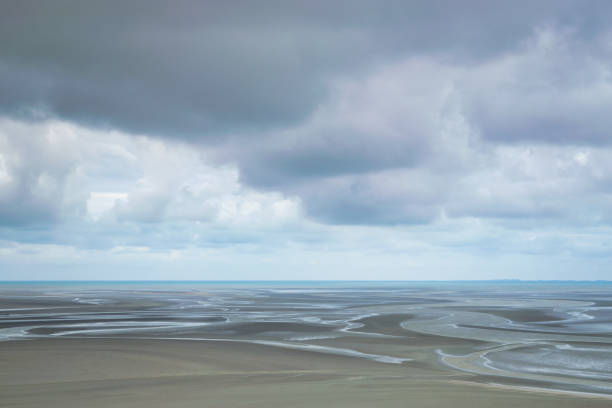 istock Tidal flats around Mont-St-Michel 1257968794