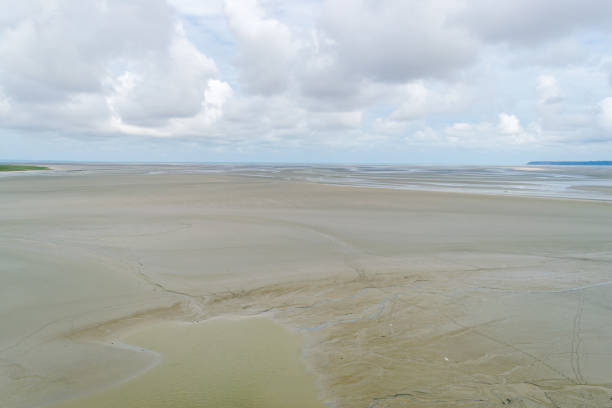 istock Tidal flats around Mont-St-Michel 1257968809