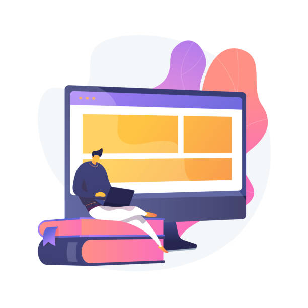 300+ Programmer Reading Computer Codes Stock Illustrations, Royalty ...