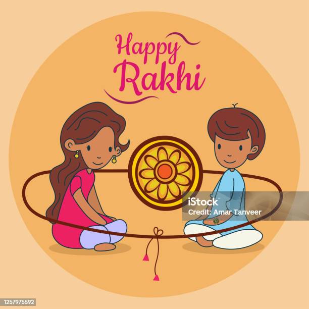 Happy Raksha Bandhan Rakhi Anh Chị Em Yêu Poster Chào Hỏi Thiệp Vector Hình  minh họa Sẵn có - Tải xuống Hình ảnh Ngay bây giờ - iStock