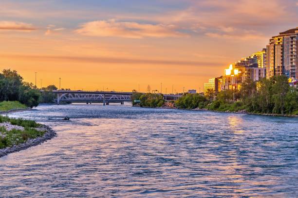 istock Morning Sky Over The Calgary River Valley 1257977142