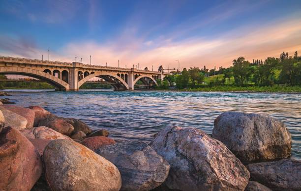 istock Morning Sky Over The Calgary River Valley 1257977260
