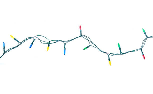 istock String of christmas lights isolated on white background With clipping path 1257978159