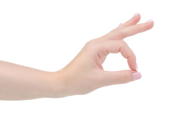 istock Female hand showing okay sign 1257983038
