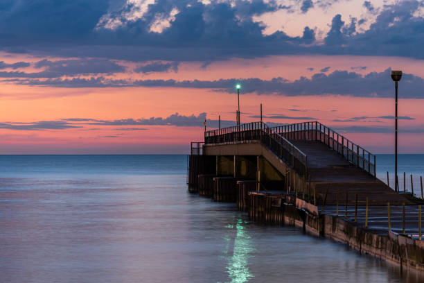 istock Lake Erie Pier Sunset 1257985371