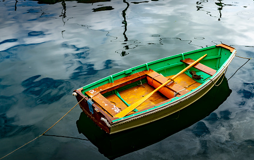 Boats on Lake Banyoles