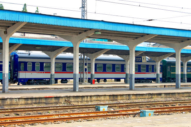 istock China Railway: Nanjing West Railway Station ( Xiaguan Station), Huning Railroad (Nanjing West Station, Shanghai-Ning Line) 1257998876